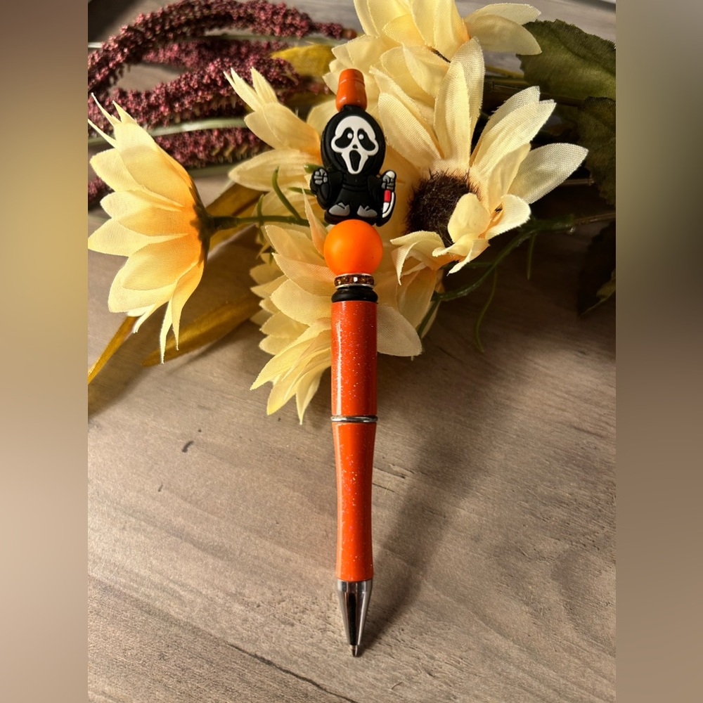 Halloween Beaded Pen